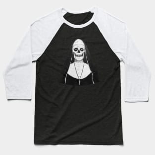 Horror nun Baseball T-Shirt